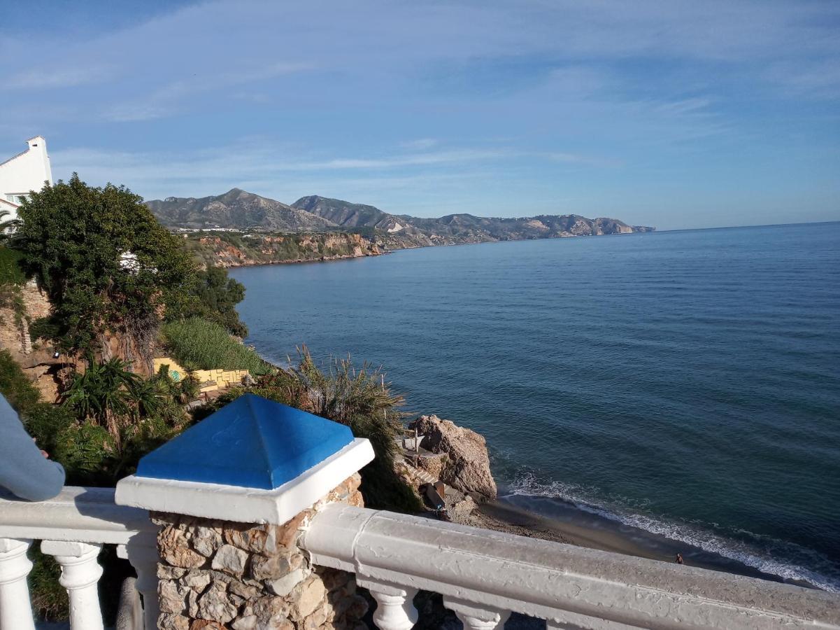Nerja 1ª Linea De Playa De Burriana , Terraza Grande Al Mar Apartment Luaran gambar