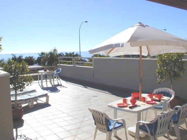 Nerja 1ª Linea De Playa De Burriana , Terraza Grande Al Mar Apartment Luaran gambar