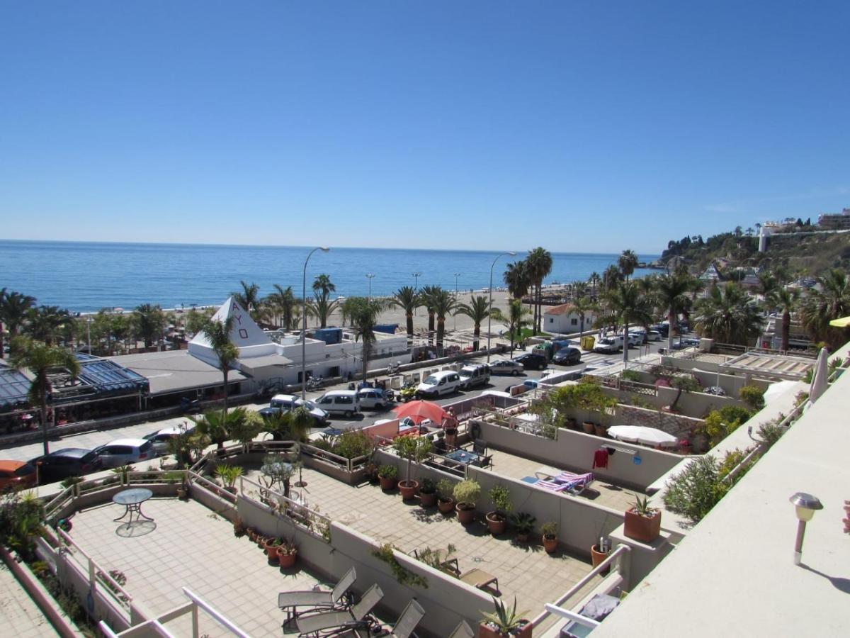 Nerja 1ª Linea De Playa De Burriana , Terraza Grande Al Mar Apartment Luaran gambar